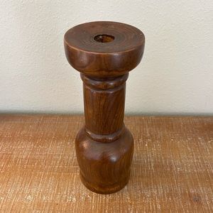 Vintage wooden candle holder/plant stand